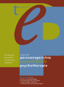 Tijdschrift Persoonsgerichte experiëntiële Psychotherapie